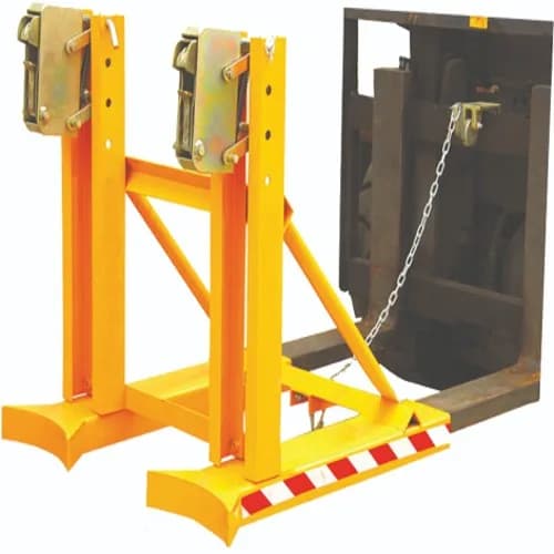 fork lift dual drum attachment